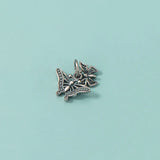 TrustDavis 925 Sterling Silver Butterfly Charm Pendant DIY Jewelry HY397