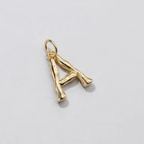 925 Sterling Silver Alphabet Pendant DIY Accessories Girl Gift For Women