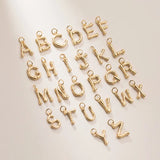 925 Sterling Silver Alphabet Pendant DIY Accessories Girl Gift For Women