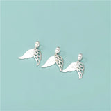 TrustDavis 925 Silver Angel Wing Pendant Jewelry HY588