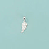 TrustDavis 925 Silver Angel Wing Pendant Jewelry HY588