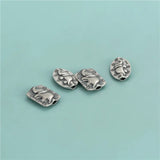 TrustDavis 925 Sterling Silver Elephant Separator Beads Jewelry DIY