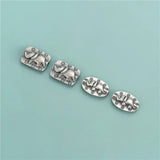 TrustDavis 925 Sterling Silver Elephant Separator Beads Jewelry DIY