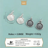 TrustDavis 925 Silver Rabbit Pendant DIY Necklace Bracelet Accessories