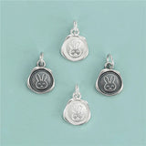 TrustDavis 925 Silver Rabbit Pendant DIY Necklace Bracelet Accessories