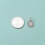 TrustDavis 925 Sterling Silver Tiger Pendant DIY Jewelry HY490