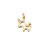 TrustDavis 925 Silver Unicorn Pendant DIY Necklace Bracelet Accessory HY565