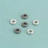 925 Sterling Silver Auspicious Clouds Separator Beads Jewelry
