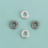 925 Sterling Silver Auspicious Clouds Separator Beads Jewelry