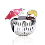TrustDavis Sterling Silver Summer Coconut Charm Bracelet Beads DIY Jewelry HY704