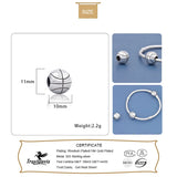 925 Sterling Silver Basketball Charm Pendant Bracelet Necklace DIY Jewelry
