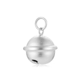 925 Sterling Silver Bell Pendant for Kids Jewelry DIY