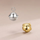 925 Sterling Silver Bell Pendant for Kids Jewelry DIY