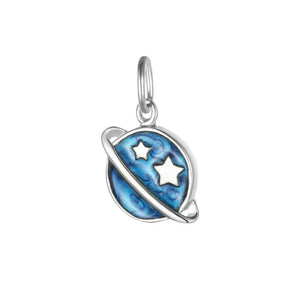 Davis 925 Sterling Silver Planet Star Charm Pendant DIY Accessories