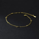 TrustDavis 925 Sterling Silver Bracelet Chain for Women Wedding Party