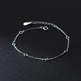 TrustDavis 925 Sterling Silver Bracelet Chain for Women Wedding Party