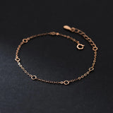 TrustDavis 925 Sterling Silver Bracelet Chain for Women Wedding Party