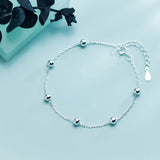 Davis 925 Silver Bead Bracelet for Women Wedding Party DS154