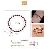 TrustDavis Silver Beads Balloon Dog Bracelet