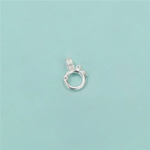 TrustDavis 925 Silver Bracelet Nacklace Buckle DIY Jewelry DZ737