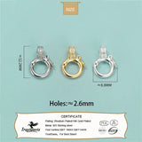 TrustDavis 925 Silver Bracelet Nacklace Buckle DIY Jewelry DZ737