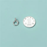 TrustDavis 925 Silver Bracelet Nacklace Buckle DIY Jewelry DZ737
