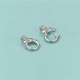 TrustDavis 925 Silver Bracelet Nacklace Buckle DIY Jewelry DZ737