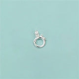 TrustDavis 925 Silver Bracelet Nacklace Buckle DIY Jewelry DZ737