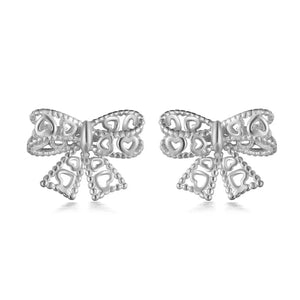 925 Sterling Silver Butterfly Stud Earrings for Women DA2864