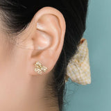 925 Sterling Silver Butterfly Stud Earrings for Women DA2864
