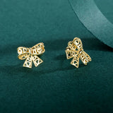 925 Sterling Silver Butterfly Stud Earrings for Women DA2864