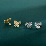 925 Sterling Silver Butterfly Stud Earrings for Women DA2864