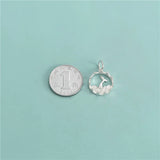 TrustDavis 925 Sterling Silver Dolphin Pendant Bracelet