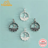 TrustDavis 925 Sterling Silver Dolphin Pendant Bracelet