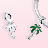 Sweet Coconut Charm 925 Sterling Silver Beads DIY Jewelry HY709