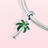Sweet Coconut Charm 925 Sterling Silver Beads DIY Jewelry HY709