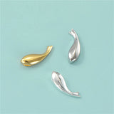 925 Silver Charm Bracelet Fish Pendant Separator Beads DIY Jewelry