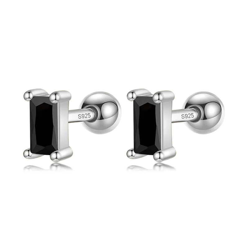 TrustDavis 925 Sterling Silver Flower Star Stud Earrings For Girls