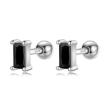 TrustDavis 925 Sterling Silver Flower Star Stud Earrings For Girls