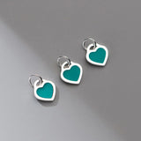 TrustDavis 925 Sterling Silver Heart Love Pendant DIY Necklace Bracelet Jewelry