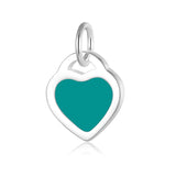 TrustDavis 925 Sterling Silver Heart Love Pendant DIY Necklace Bracelet Jewelry