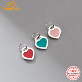 TrustDavis 925 Sterling Silver Heart Love Pendant DIY Necklace Bracelet Jewelry