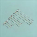 TrustDavis 925 Silver Cross Chain Extension DIY Necklace Bracelet Jewel