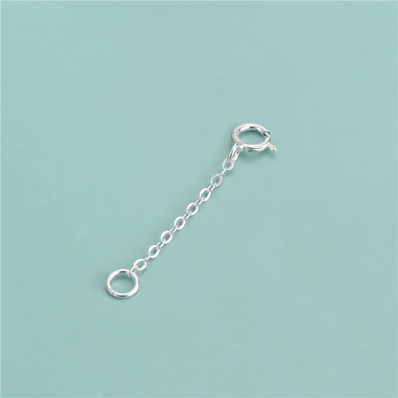TrustDavis 925 Silver Cross Chain Extension DIY Necklace Bracelet Jewel