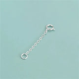 TrustDavis 925 Silver Cross Chain Extension DIY Necklace Bracelet Jewel