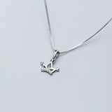 TrustDavis 925 Silver Crown Pendant DIY Necklace Bracelet CZ S925 Jewelry HY570