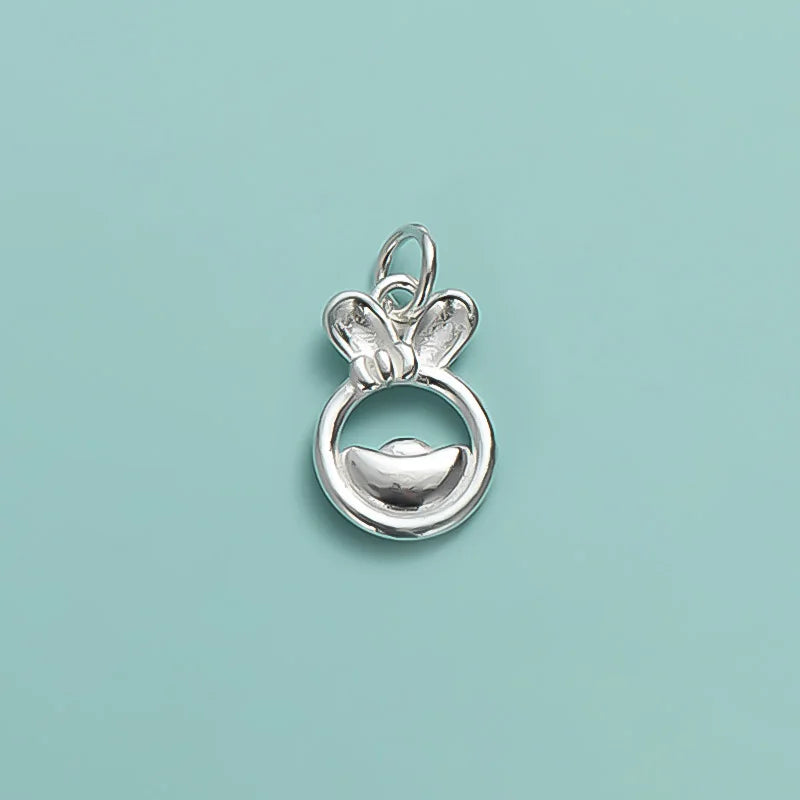TrustDavis 925 Silver Animal Pendant DIY Jewelry DZ938