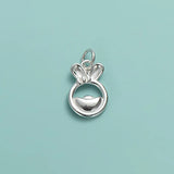 TrustDavis 925 Silver Animal Pendant DIY Jewelry DZ938