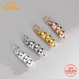 TrustDavis 925 Silver Geometric Pendant for Women Kids DIY Jewelry DZ1591