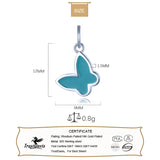 Davis 925 Sterling Silver Butterfly Pendant DIY Necklace Accessories
